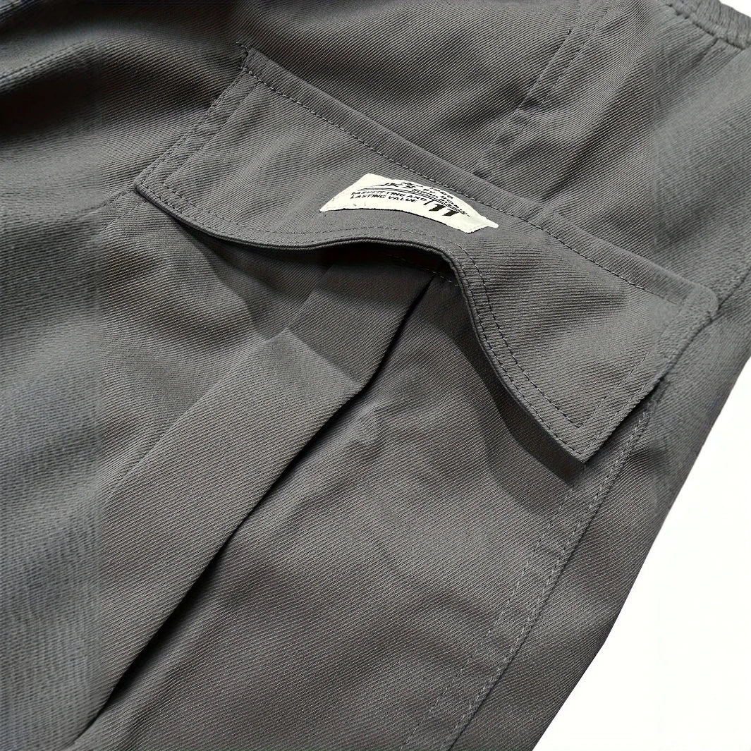 Man Cargo Shorts Casual Shorts for Outdoor Work Hiking Travel Durable Lightweight Multi Pocket Comfortable Fit