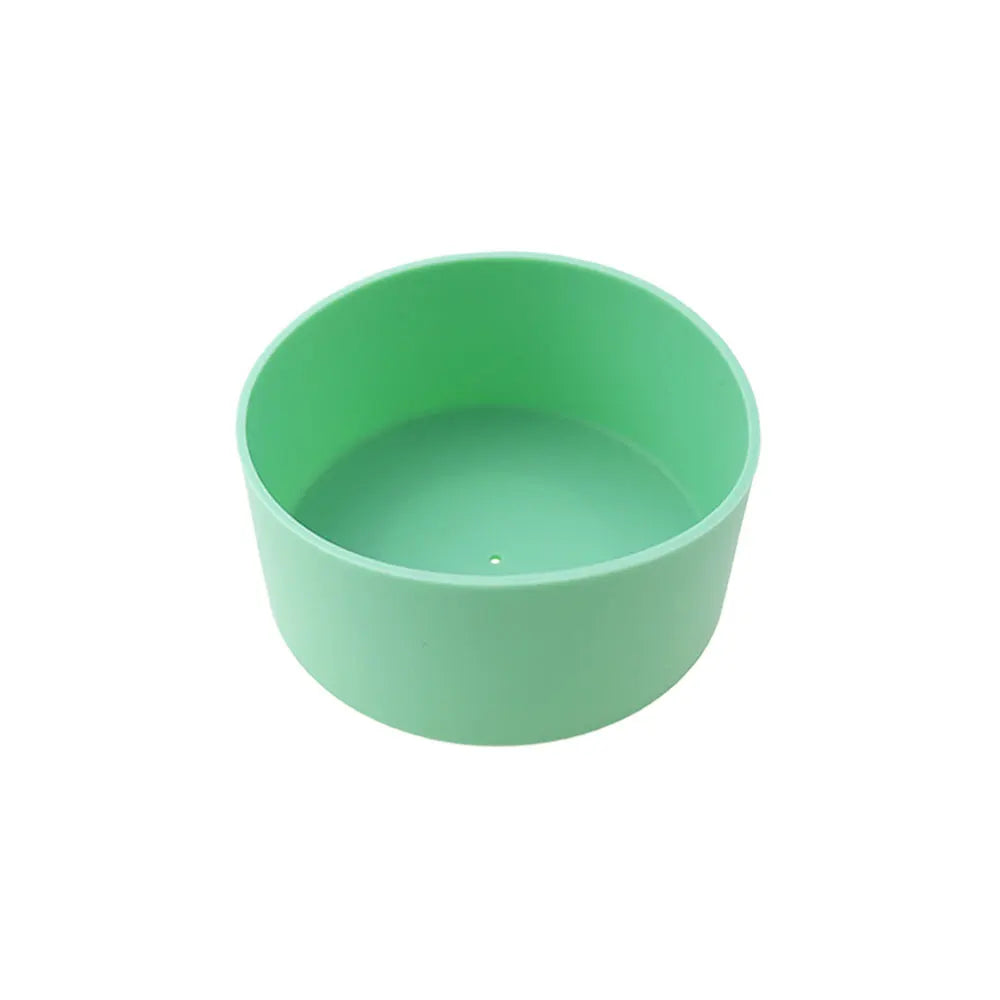9cm Water Cup Mat Silicone Thermos Coasters 90mm Cup Bottom Ring Wear Resistant Shatter Resistant Bottom Cover Coaster