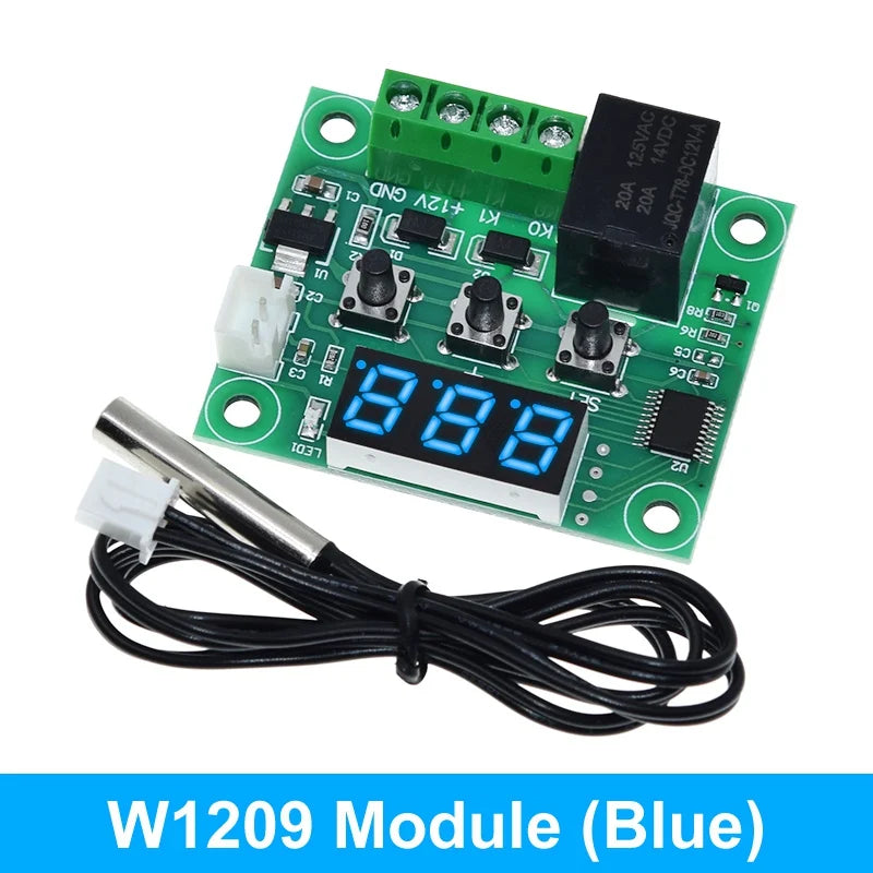 W1209 TZT DC 12V heat cool temp thermostat temperature control switch temperature controller thermometer thermo controller