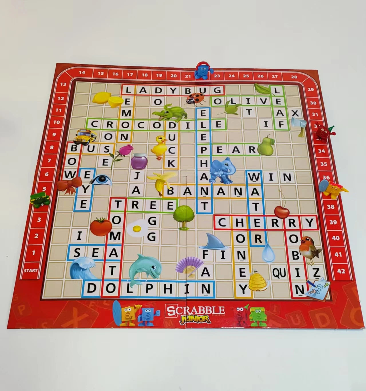 Board Game| 2-4 Players| Family Educational Word Games for Kids| Back to School Gifts for Classroom| Ages 5+