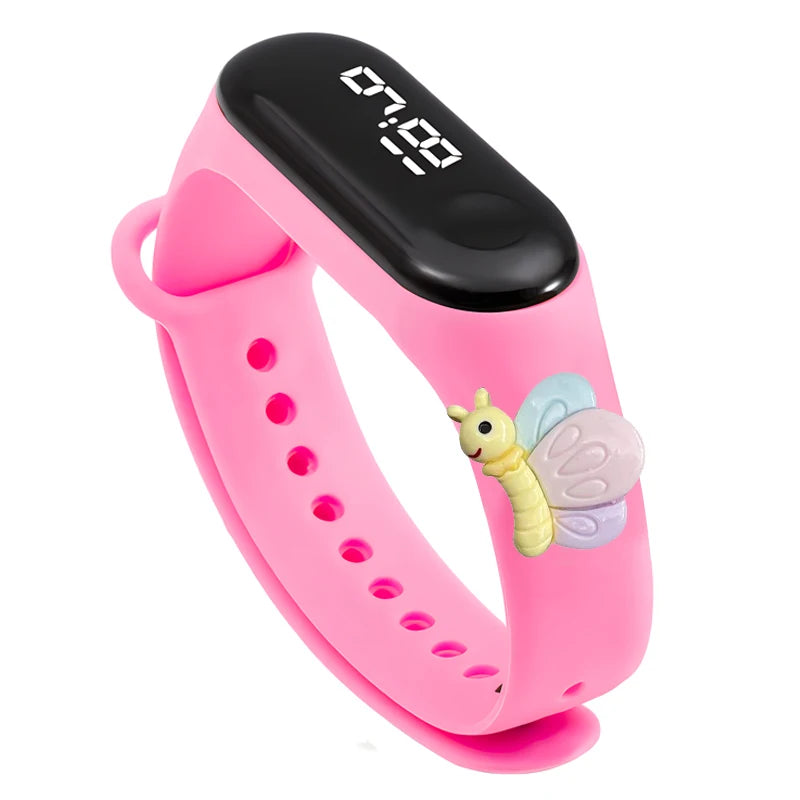 Fashion Sports Watch for Kids Children Waterproof Led Digital Watch Silicone Teen Boys Girls Cartoon Smart Touch Watch Toy