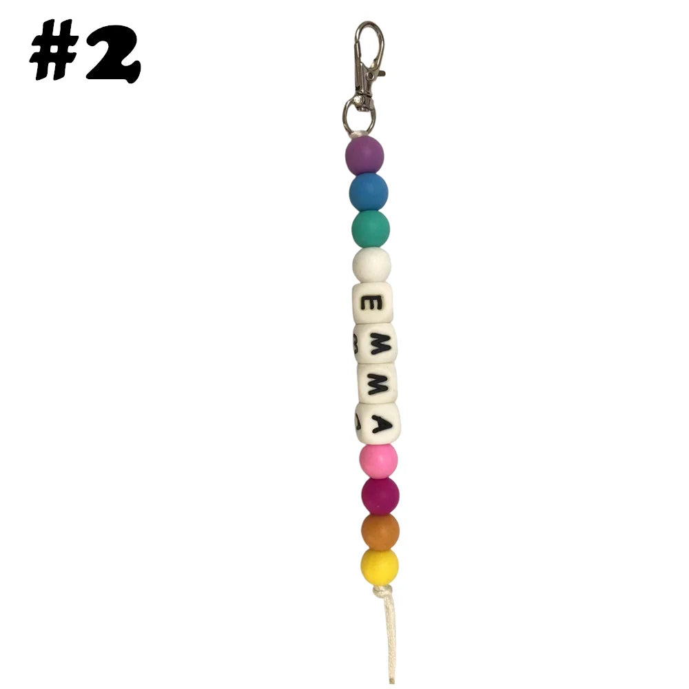 MIYOCAR Personalised Name Tag, Children's Book Bag Tag, Kids Keyring, First Day of School, Party Bag Filler, Back to School Gift