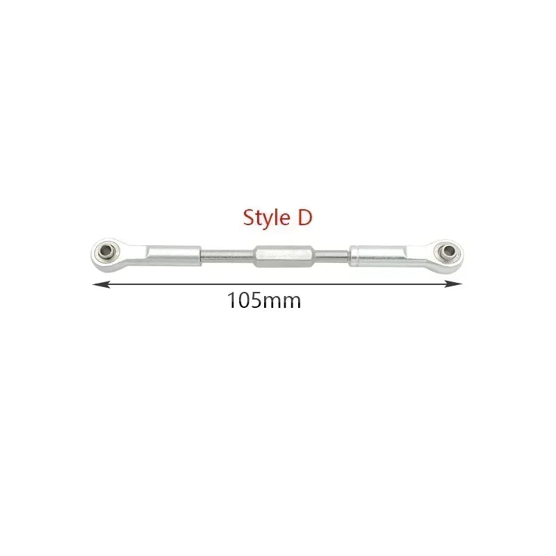 CNC Machined Aluminium Alloy Steering Rod RC Linkage Servo Rod Replacement accessory for HSP 94111 / 94188 RC Car upgrade