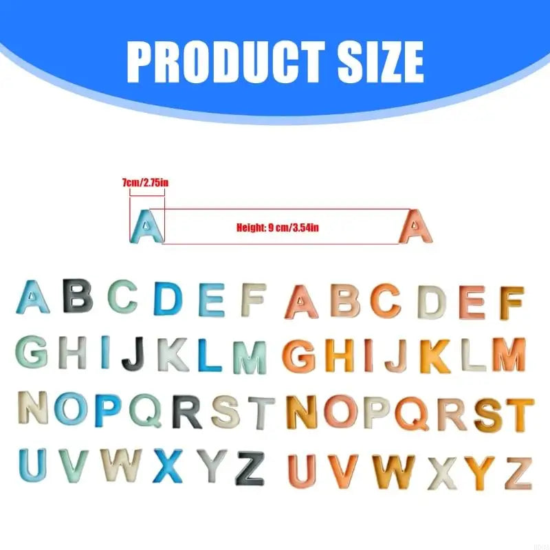 Soft Silicone Letters Blocks Bath Toy Set 26 Pieces For Children Over 3 Educational Play Preschool