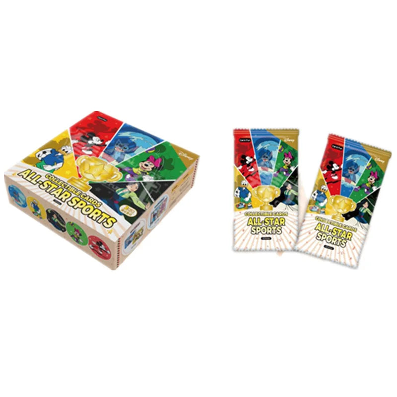 Card Fun Disney Stars Games Cards Winnie the Pooh Mickey Mouse Collection Anime Peripherals Version Cards Hobby Gifts Toys