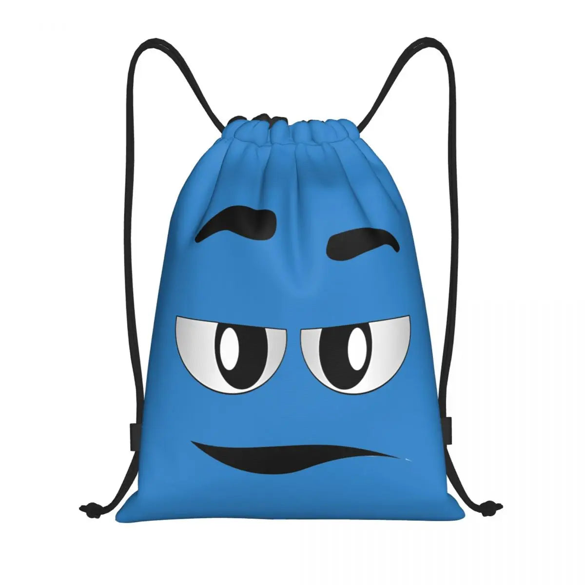 Candy M&M's Chocolate Meme Drawstring Backpack Sports Gym Sackpack String Bags for Hiking