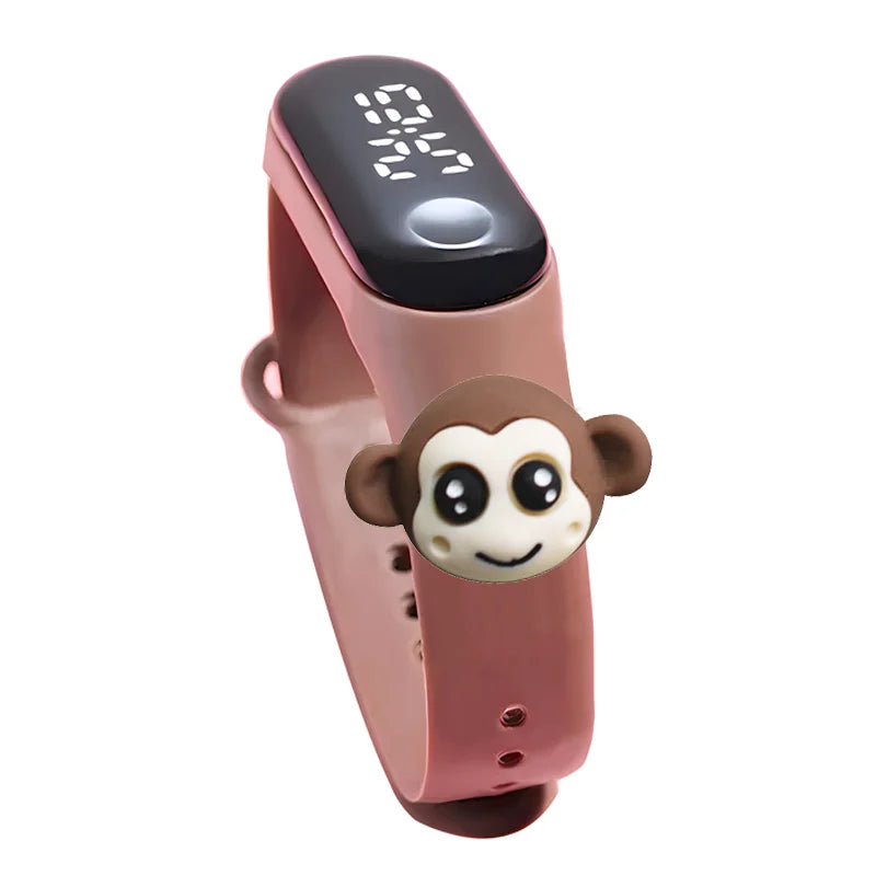 Fashion Sports Watch for Kids Children Waterproof Led Digital Watch Silicone Teen Boys Girls Cartoon Smart Touch Watch Toy