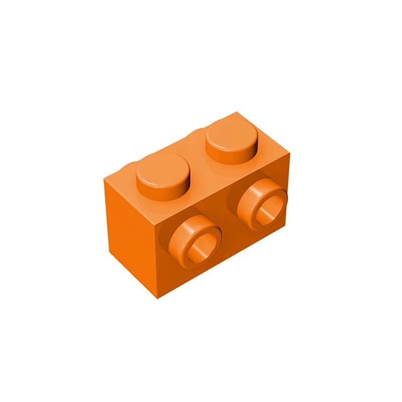 Gobricks 10PCS MOC Bricks 52107 1x2 for Building Blocks Parts DIY Educational High-Tech Parts Creativity Game Compatible Toys