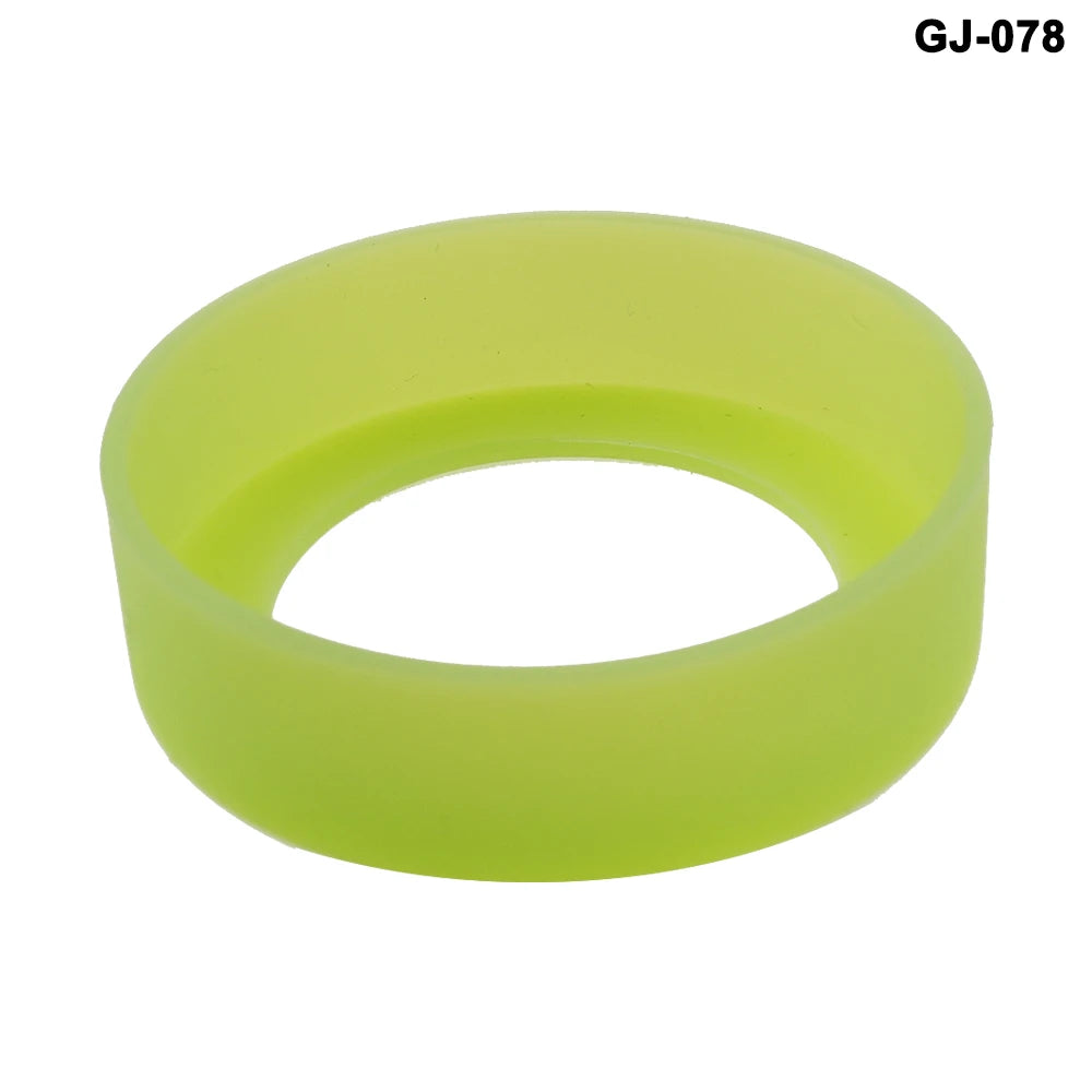 1PCS 6.5CM Silicone Cup Bottom Protective Case Cover Holder Thermos Base   From Impacting Not Deformed Good Toughness Odorless