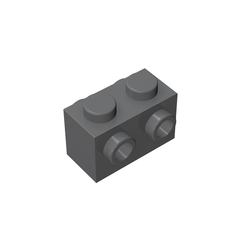 Gobricks 10PCS MOC Bricks 52107 1x2 for Building Blocks Parts DIY Educational High-Tech Parts Creativity Game Compatible Toys