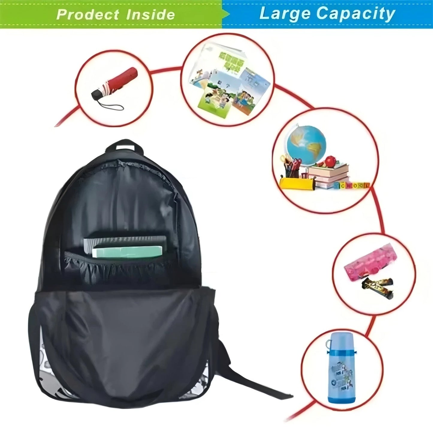 Youth Kids Ben 10 Printed Backpack Lightweight School Book Bag,Casual Travel Rucksack
