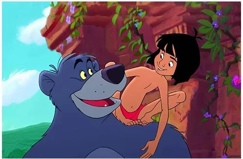 MINISO The Jungle Book Backdrop Mowgli Kids Girls Diamond Painting Mosaic Cross Stitch Kit Home Decor 5D DIY Art Collection