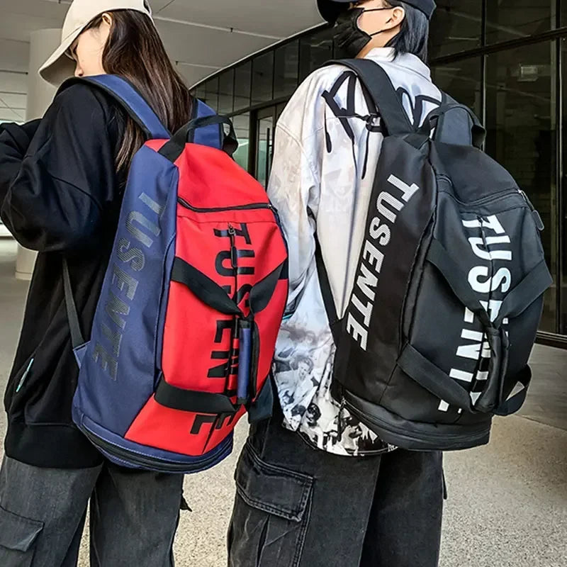 Large Capacity Backpack Multi-Functional Waterproof Travel Pack with Shoes Warehouse Sport Gym Bag Women  Sports Shoulder Bags