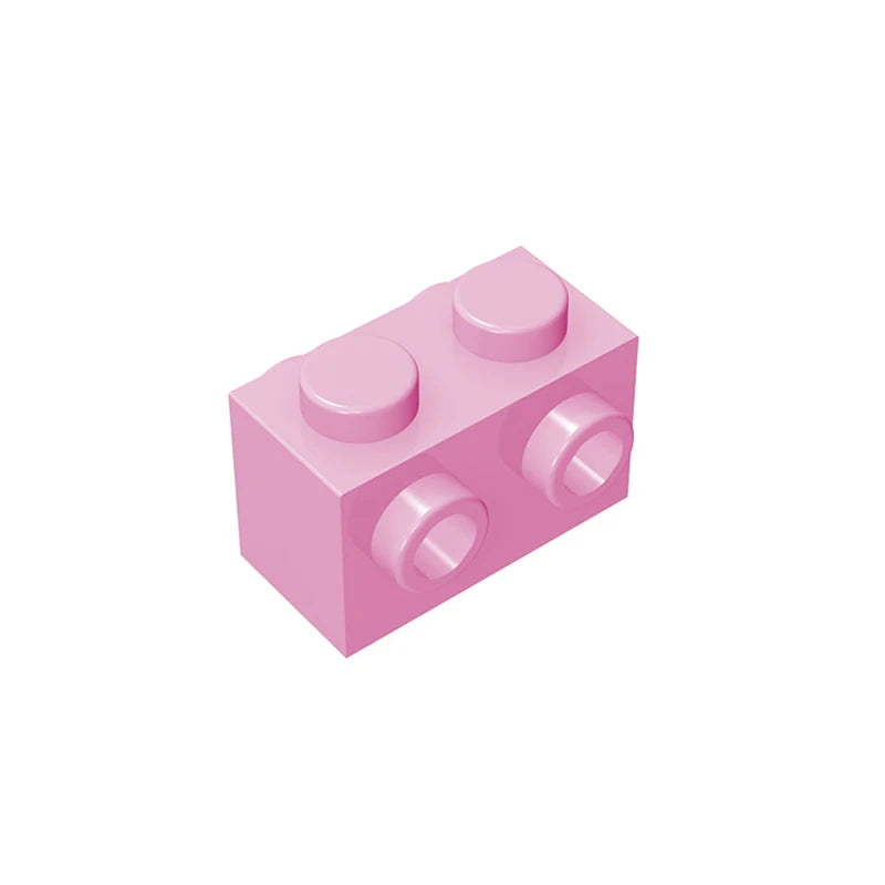 Gobricks 10PCS MOC Bricks 52107 1x2 for Building Blocks Parts DIY Educational High-Tech Parts Creativity Game Compatible Toys