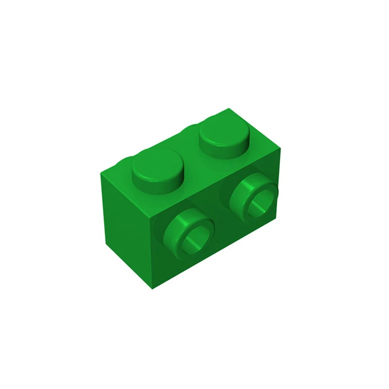 Gobricks 10PCS MOC Bricks 52107 1x2 for Building Blocks Parts DIY Educational High-Tech Parts Creativity Game Compatible Toys
