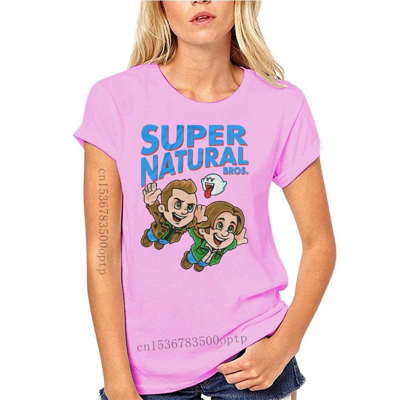 New Supernatural T Shirt Super Natural Bros Tri Blend Funny T Shirt Black Navy Men