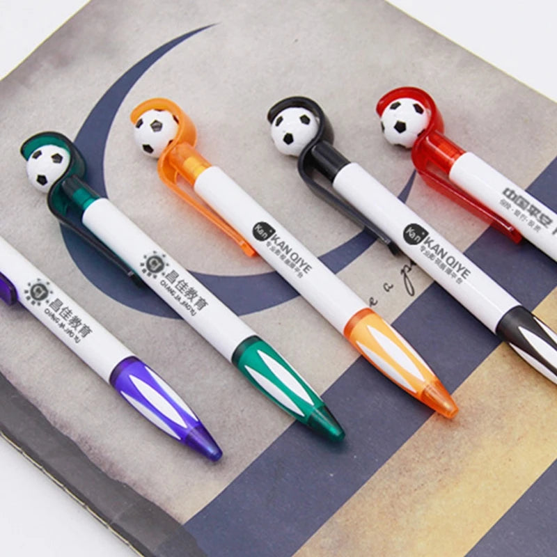 Novelty Ballpoint Pen Sports Pen 1.0mm Medium Nib Refillable Anti-slip Silicone Grip Sports Game Reward for Boy Girl Kid