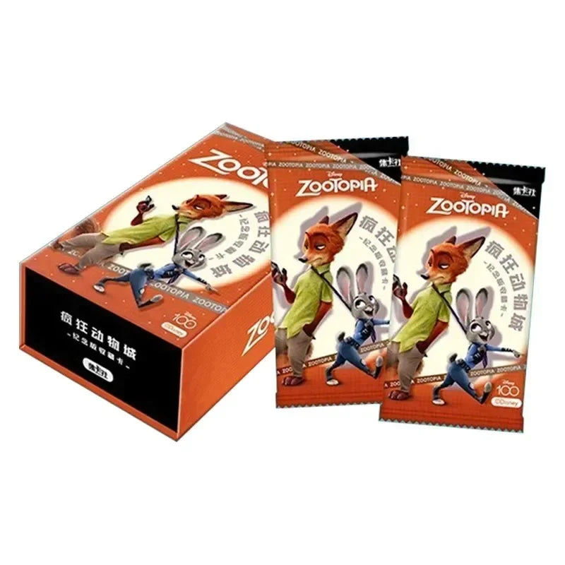 Genuine Disney Card 100 Anniversary Carnival Series Cards Mickey Mouse Art Signature Animation Collection Cards Kids Gifts