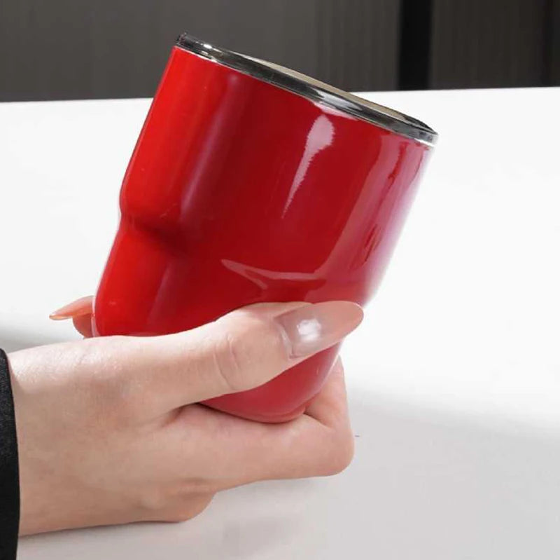 304 Stainless Steel Vacuum Tumbler, Portable Travel Mug for Hot & Cold Beverages - 255ml Travel, Coffee, Party Cup in 16 Colors