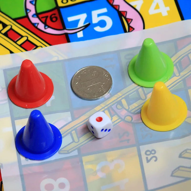3D Printing Snakes and Ladders Chess Games Educational Interesting Kids Children Toys Board Game for Family Party Entertainment