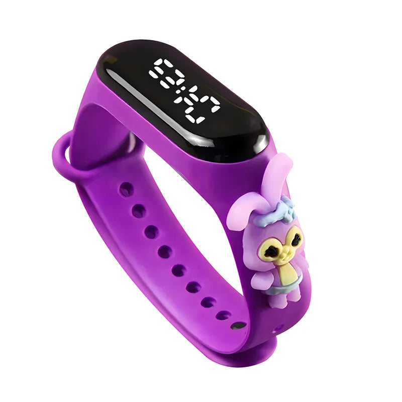 Fashion Sports Watch for Kids Children Waterproof Led Digital Watch Silicone Teen Boys Girls Cartoon Smart Touch Watch Toy