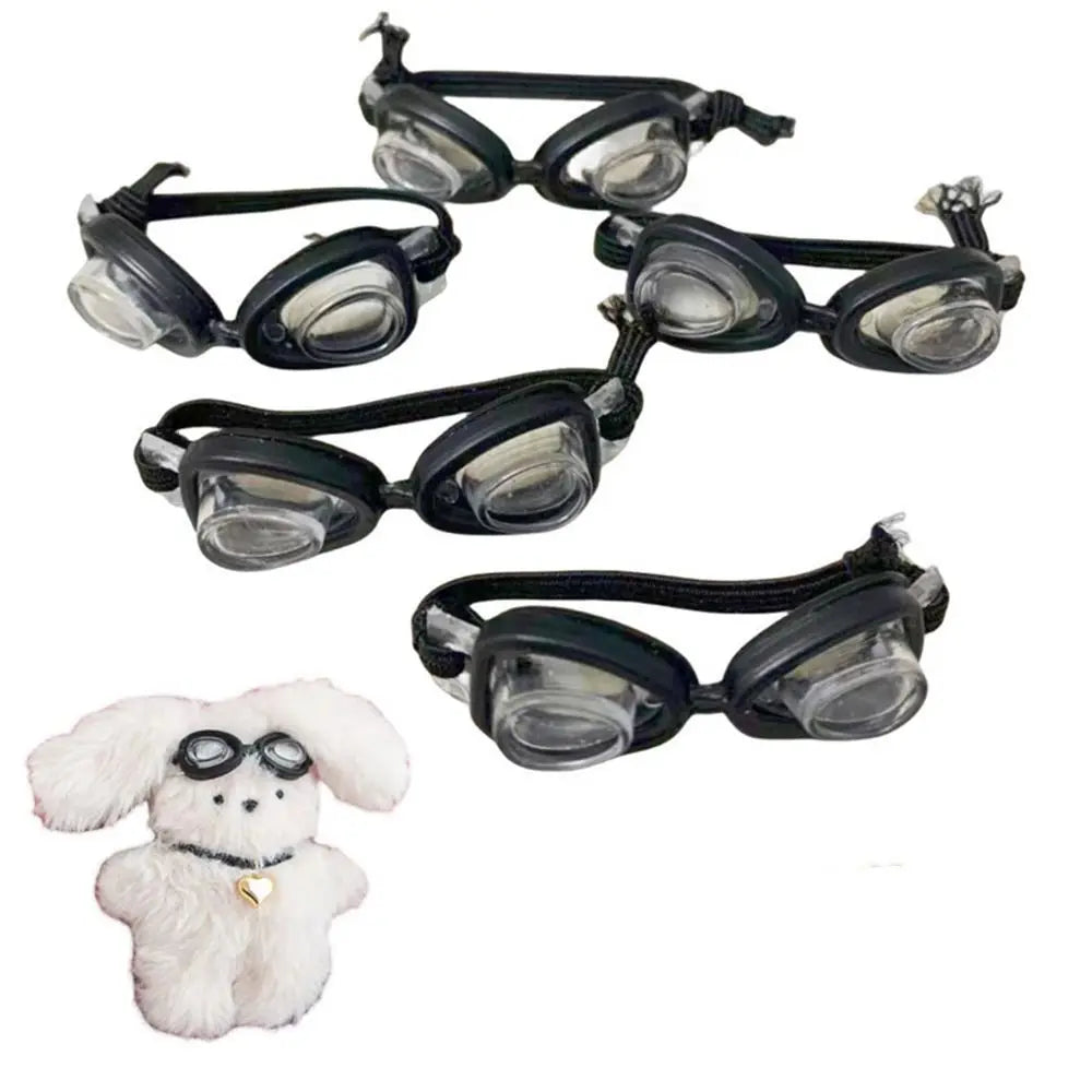 Swimming Glasses Dollhouse Props Miniatures Cotton Doll Accessories Mini Swimming Glasses Tiny Underwater Goggles Play House Toy