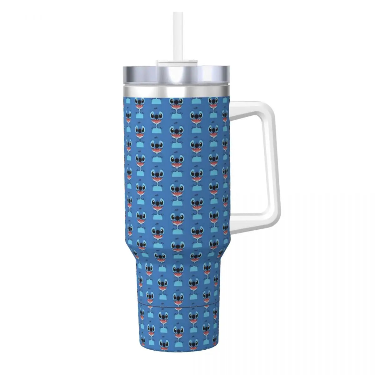 Angel And Stitch Stainless Steel Tumbler Camping Mugs Cup Large Capacity Coffee Mug Heat Preservation Drinks Milk Water Bottle