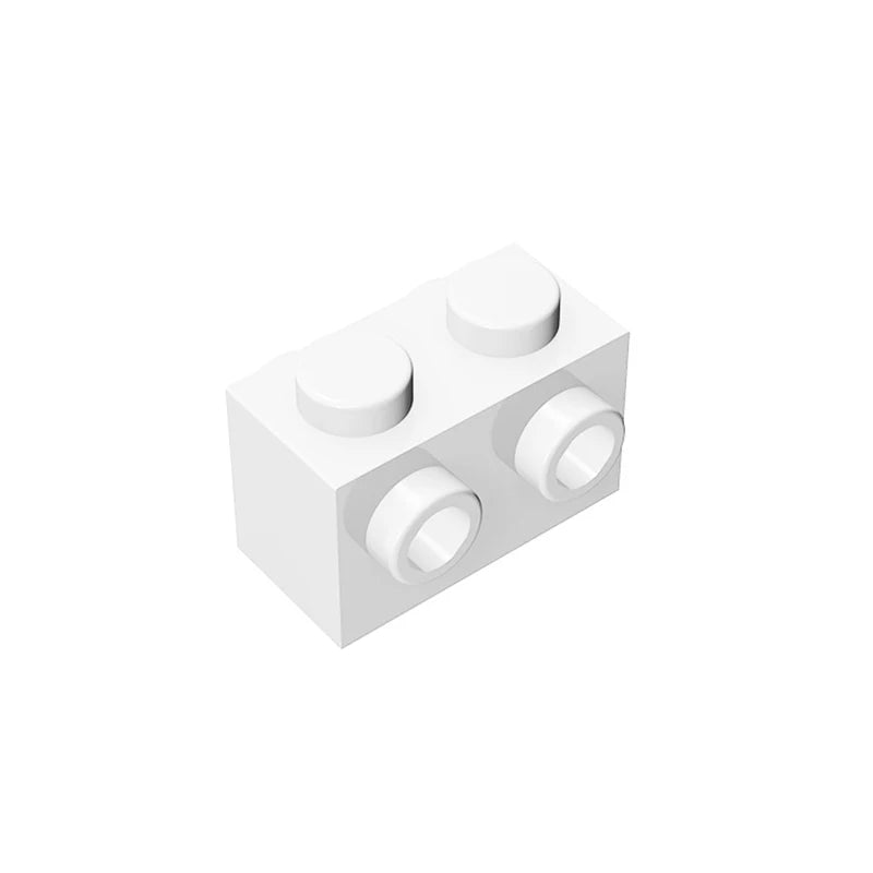 Gobricks 10PCS MOC Bricks 52107 1x2 for Building Blocks Parts DIY Educational High-Tech Parts Creativity Game Compatible Toys