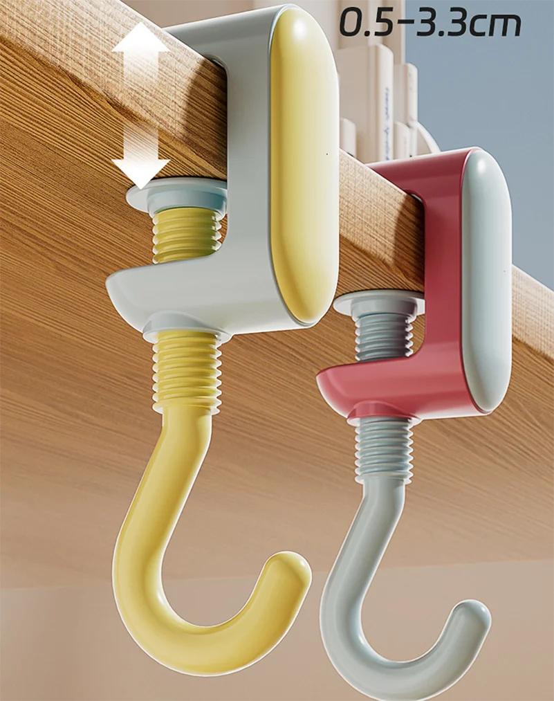 Wall Mounted Wall Organizer Modern Space-Saving Non-Tracking Bookbag Hook Versatile Multifunctional Hook for Kids Room
