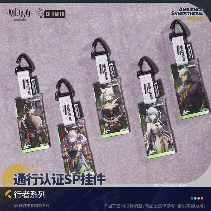 Original Hot ACG Goods  Arknights Pass Certification SP ACG Pendant Traveler Collection Toys Anime Peripherals Gifts For Kids