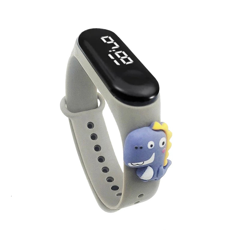 Fashion Sports Watch for Kids Children Waterproof Led Digital Watch Silicone Teen Boys Girls Cartoon Smart Touch Watch Toy