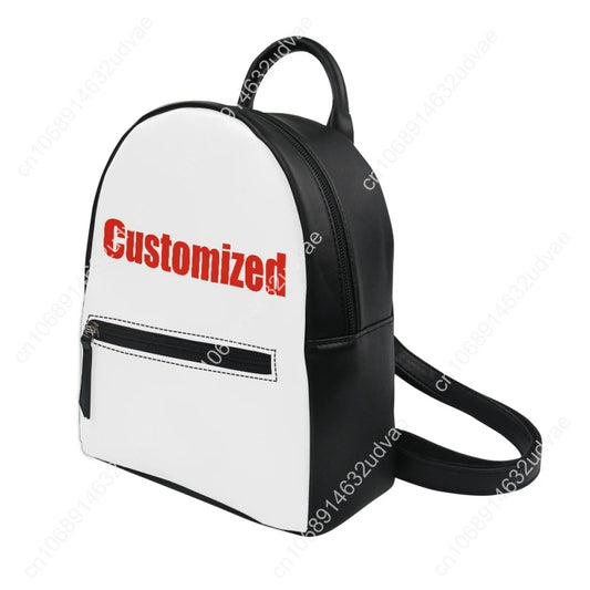 Custom Backpack Purse Women Child Schoolbags Personalized Double Shoulder Bag High Quality Mini Daypack Leather Travel Bag Gift