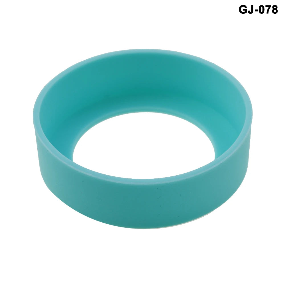 1PCS 6.5CM Silicone Cup Bottom Protective Case Cover Holder Thermos Base   From Impacting Not Deformed Good Toughness Odorless