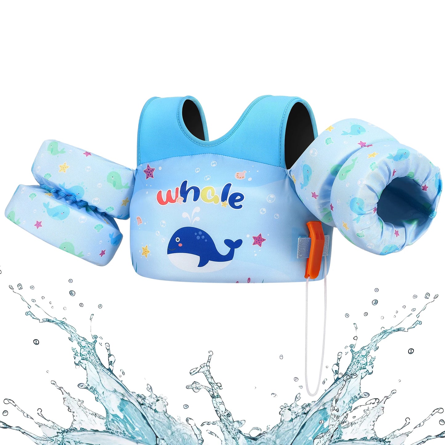 Baby Float Arm Sleeve Floating Ring Safe Life Jacket Buoyancy Vest Kid Swimming Equipment Armbands Swim Foam Pool Toys Life Vest