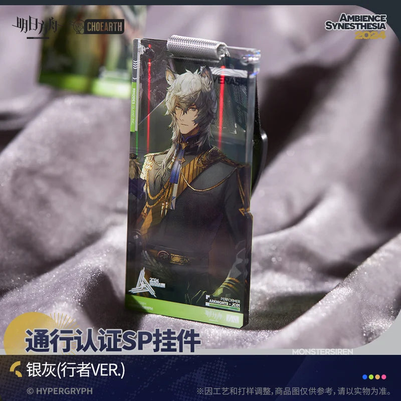 Original Hot ACG Goods  Arknights Pass Certification SP ACG Pendant Traveler Collection Toys Anime Peripherals Gifts For Kids