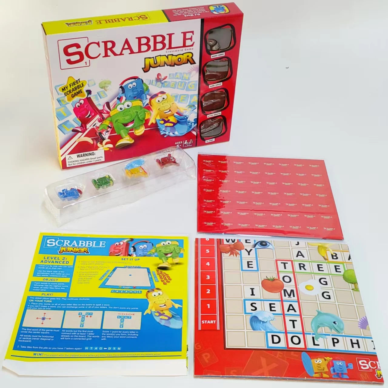 Board Game| 2-4 Players| Family Educational Word Games for Kids| Back to School Gifts for Classroom| Ages 5+