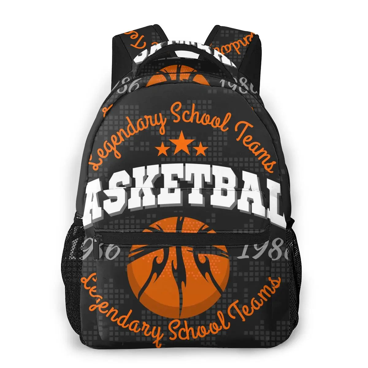 Children Backpacks School Bag For Boys Basketball Emblem Teenagers Schoolbag Student Bookbags