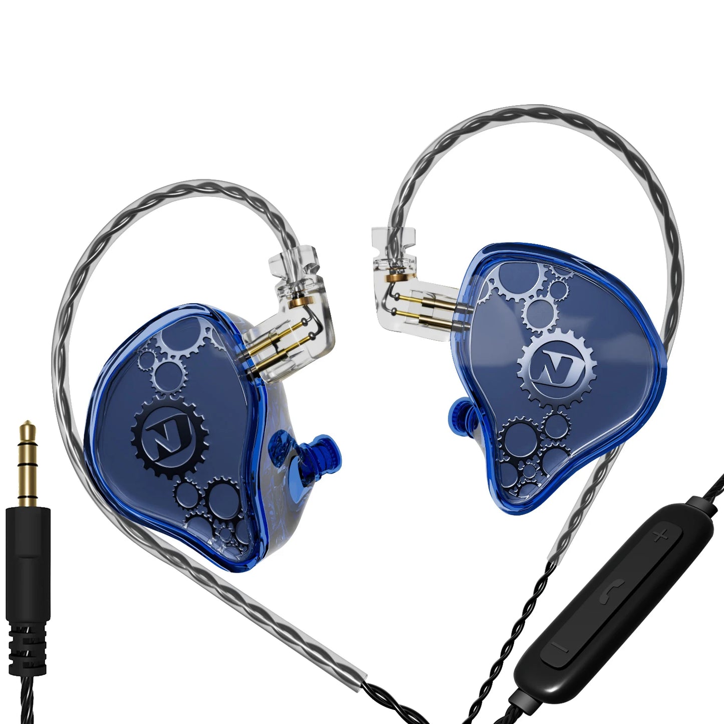 ND Venus-HiFi wired in-ear headphones stereo noise reduction bass HIFI cable music sports microphone speaker accessory adapter