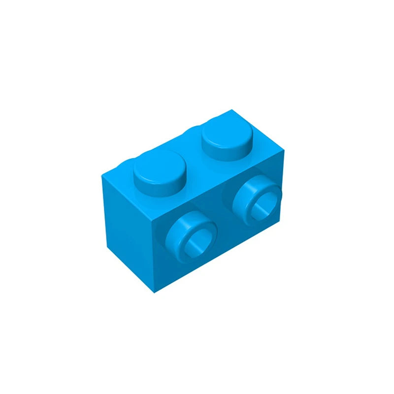 Gobricks 10PCS MOC Bricks 52107 1x2 for Building Blocks Parts DIY Educational High-Tech Parts Creativity Game Compatible Toys