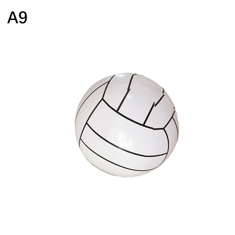 PVC Inflatable Football Baseball Basketball Volleyball Happy Summer Beach Party Decorations Swimming Pool Inflatable Toy Ball