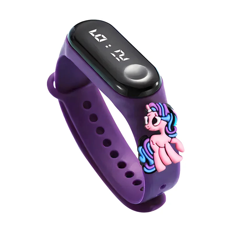 Fashion Sports Watch for Kids Children Waterproof Led Digital Watch Silicone Teen Boys Girls Cartoon Smart Touch Watch Toy