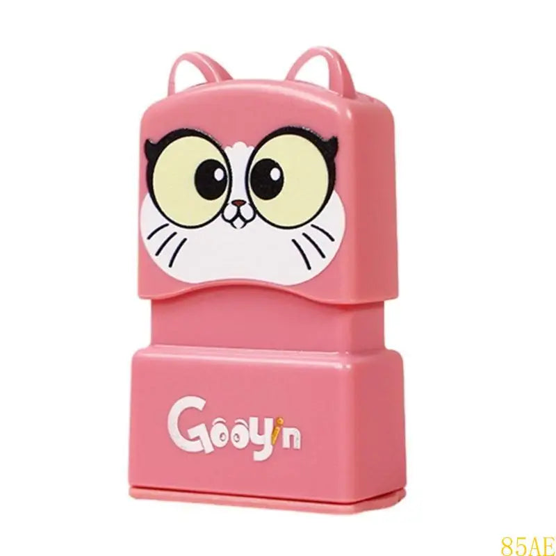 85AE Baby Name Seal Create Unique Patterns for T-Shirt Uniform Bag Books Name Stamp for Kids