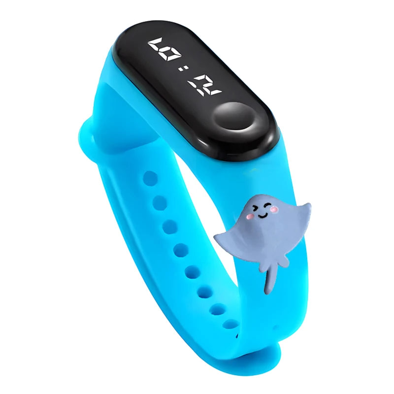 Fashion Sports Watch for Kids Children Waterproof Led Digital Watch Silicone Teen Boys Girls Cartoon Smart Touch Watch Toy