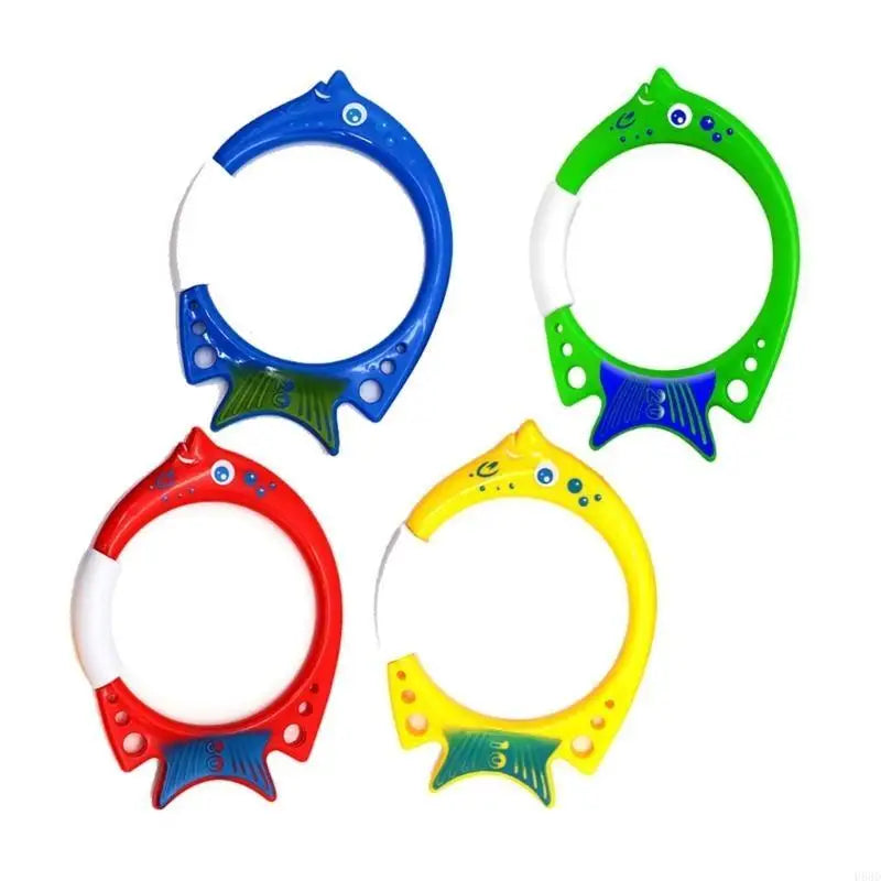 Diving Rings Diving Toy Pool Rings for Kids Underwater Play and Diving Training