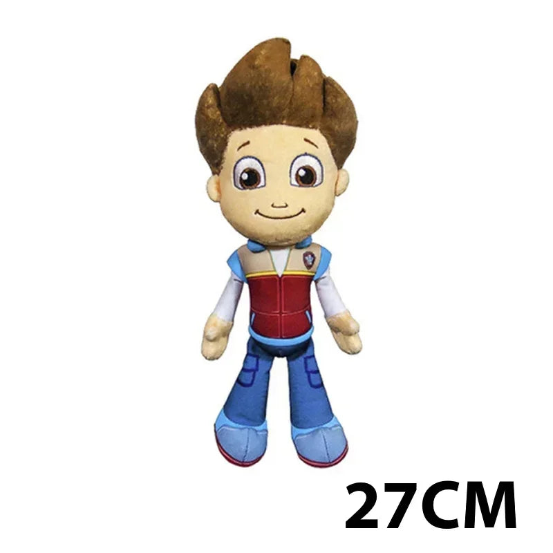 20Cm Cartoon Paw Patrol Plush Doll Chase Rock Animal Dog Cartoon Model Action Figures Movies Peripherals Children Christmas Gift