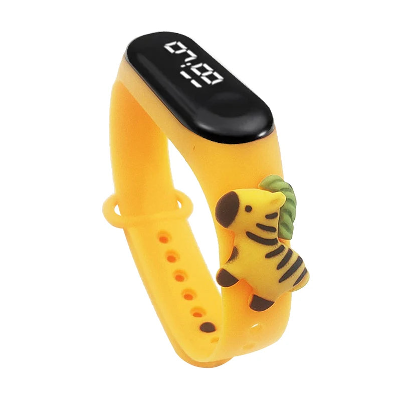 Fashion Sports Watch for Kids Children Waterproof Led Digital Watch Silicone Teen Boys Girls Cartoon Smart Touch Watch Toy