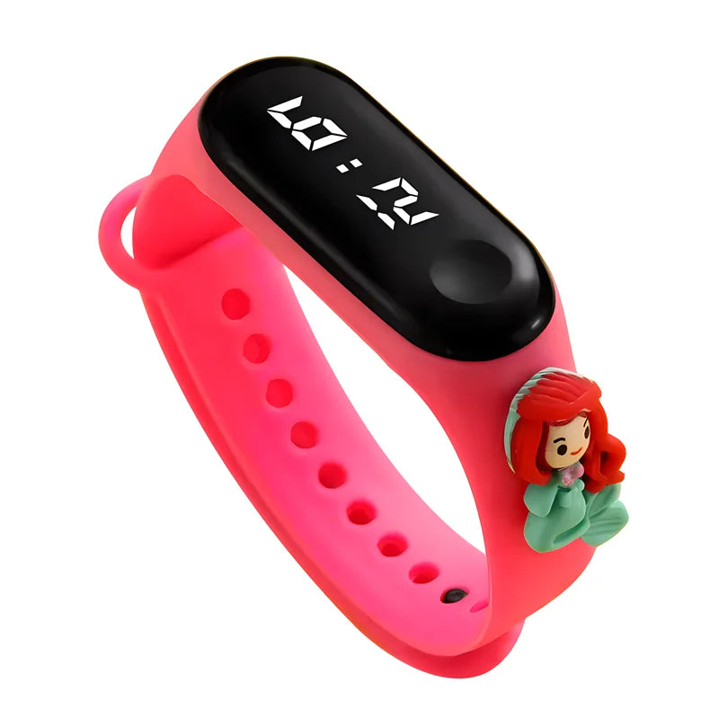Fashion Sports Watch for Kids Children Waterproof Led Digital Watch Silicone Teen Boys Girls Cartoon Smart Touch Watch Toy