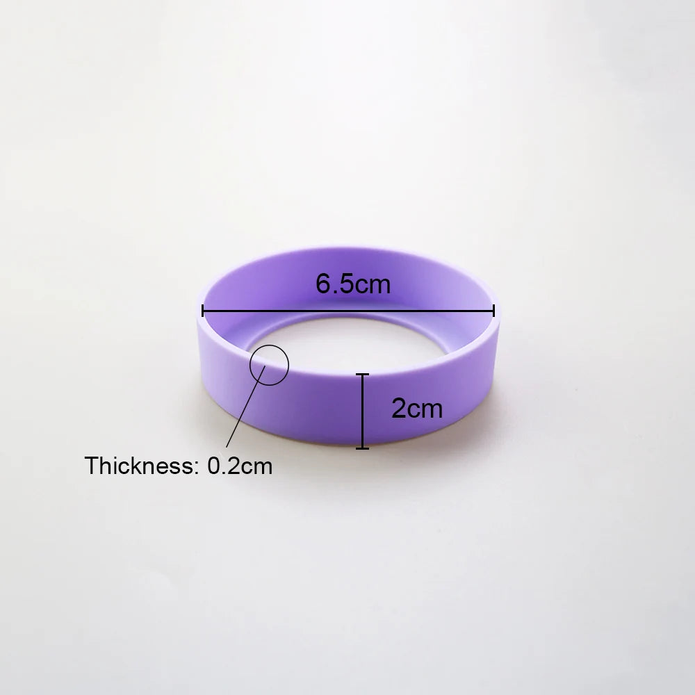 Silicone world Silicone Thermos Cup Coasters Non-Slip Durable Round Insulation Mat Anti-fall Water Drink Bottle Pad Kitchen tool