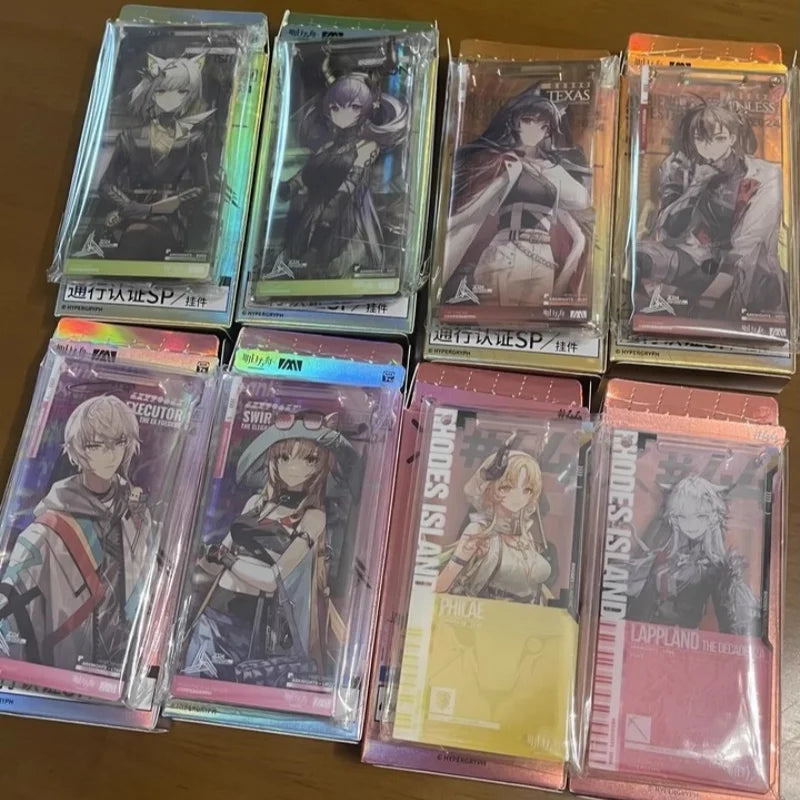 Original Hot ACG Goods  Arknights Pass Certification SP ACG Pendant Traveler Collection Toys Anime Peripherals Gifts For Kids