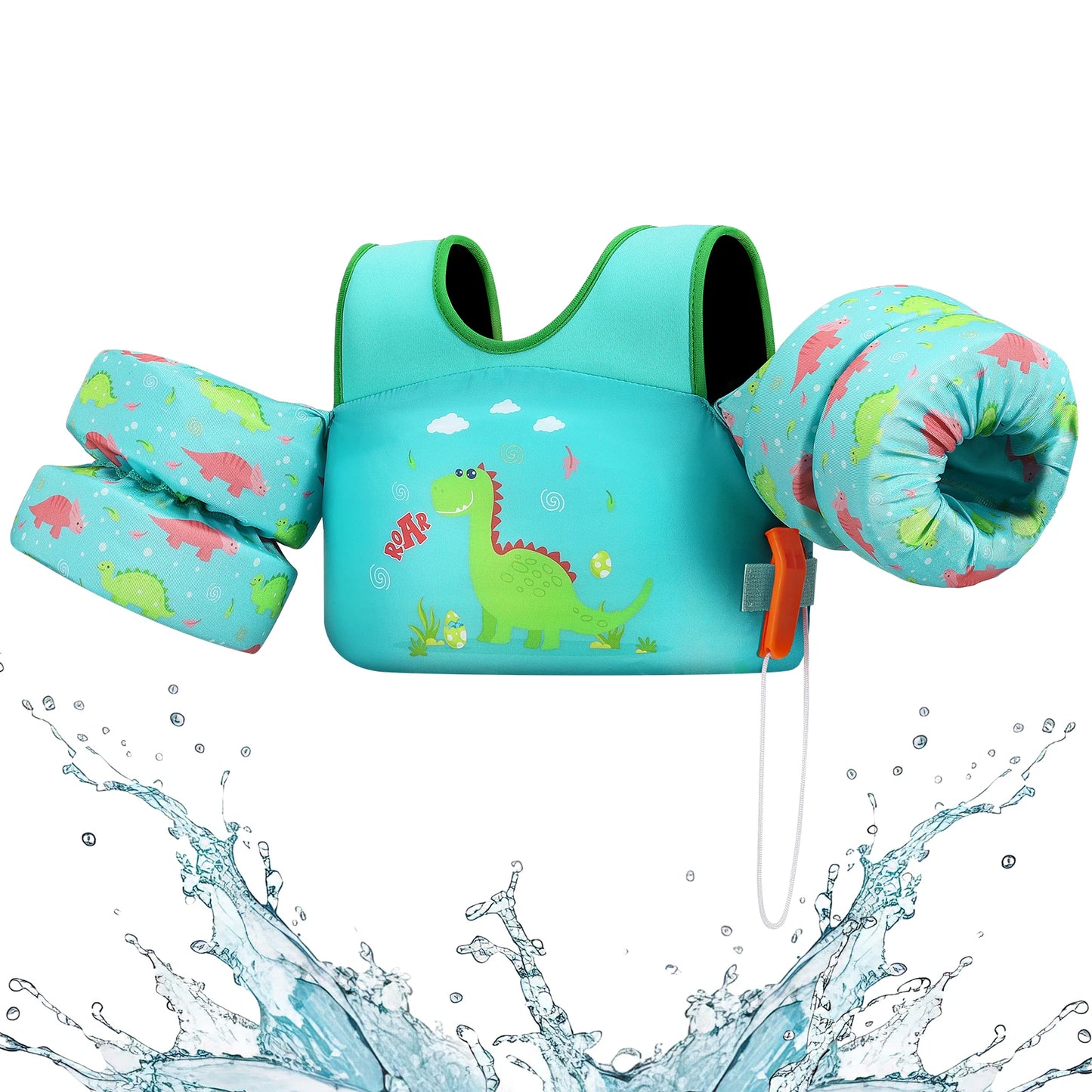Baby Float Arm Sleeve Floating Ring Safe Life Jacket Buoyancy Vest Kid Swimming Equipment Armbands Swim Foam Pool Toys Life Vest